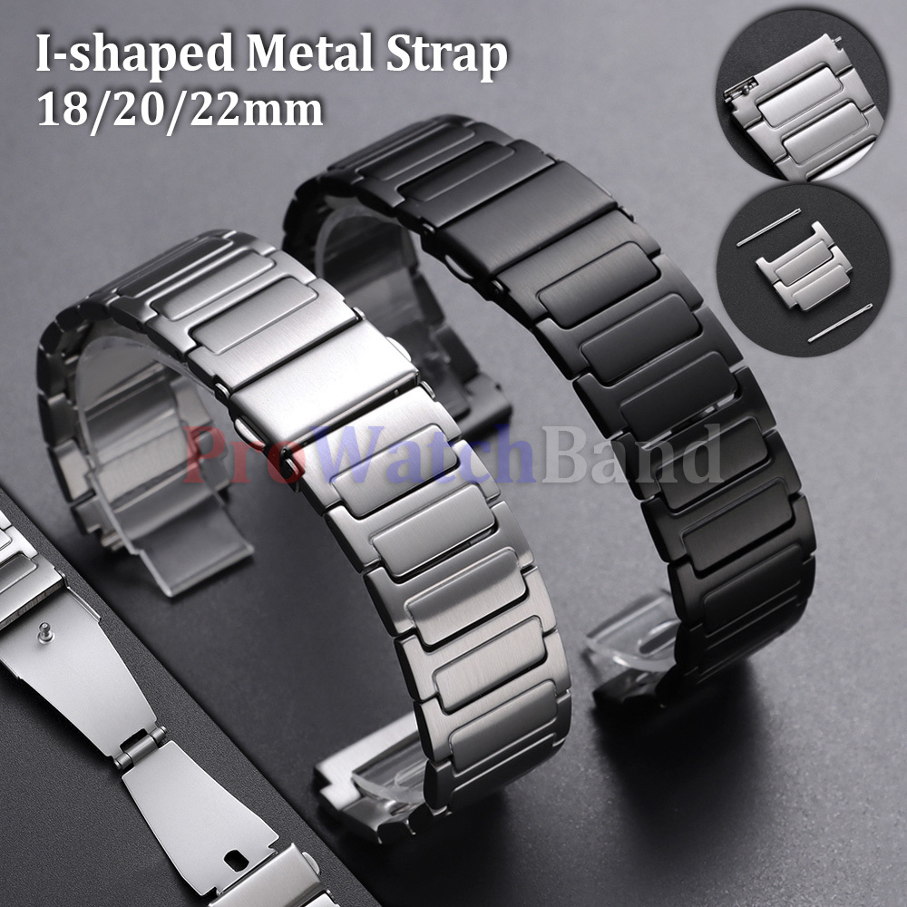 Casio Watches Smartwatch - Roestvrijstalen horlogeband voor Casio 18mm 20mm