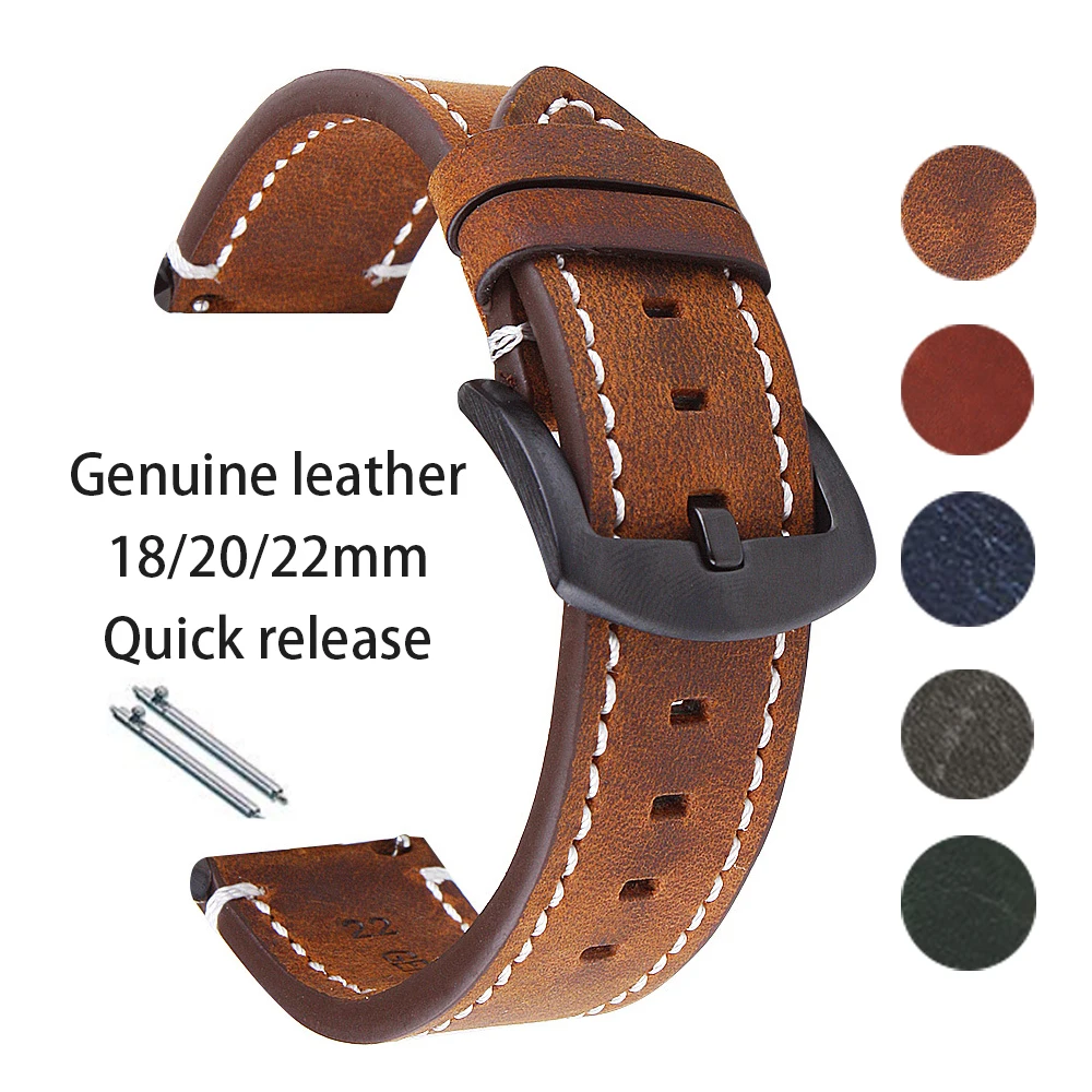 Seiko Watches Smartwatch - Retro Lederen Horlogeband Voor Rolex Horloge