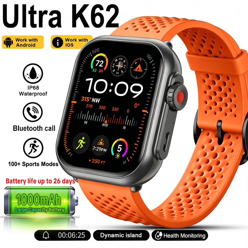 Smartwatch Military Watches For Men - Nieuwe Watch Ultra K62 Smartwatch Heren