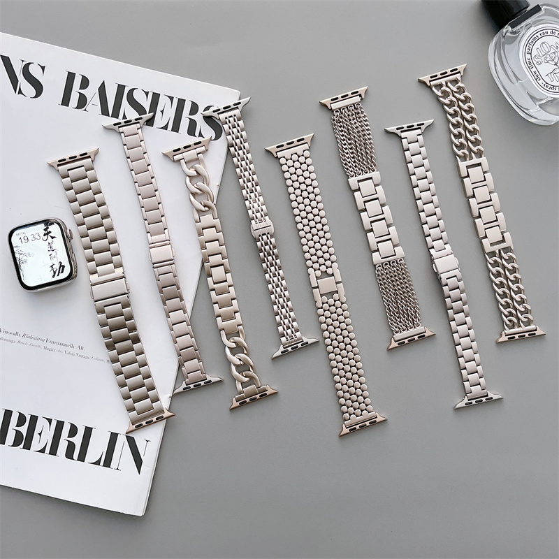 Smartwatch Luxury Watches For Women - Starlight Band Voor Apple Horloge 8/Ultra