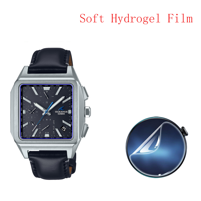Casio Watches Smartwatch - Zachte hydrogelfilm Helder HD Transparante beschermer