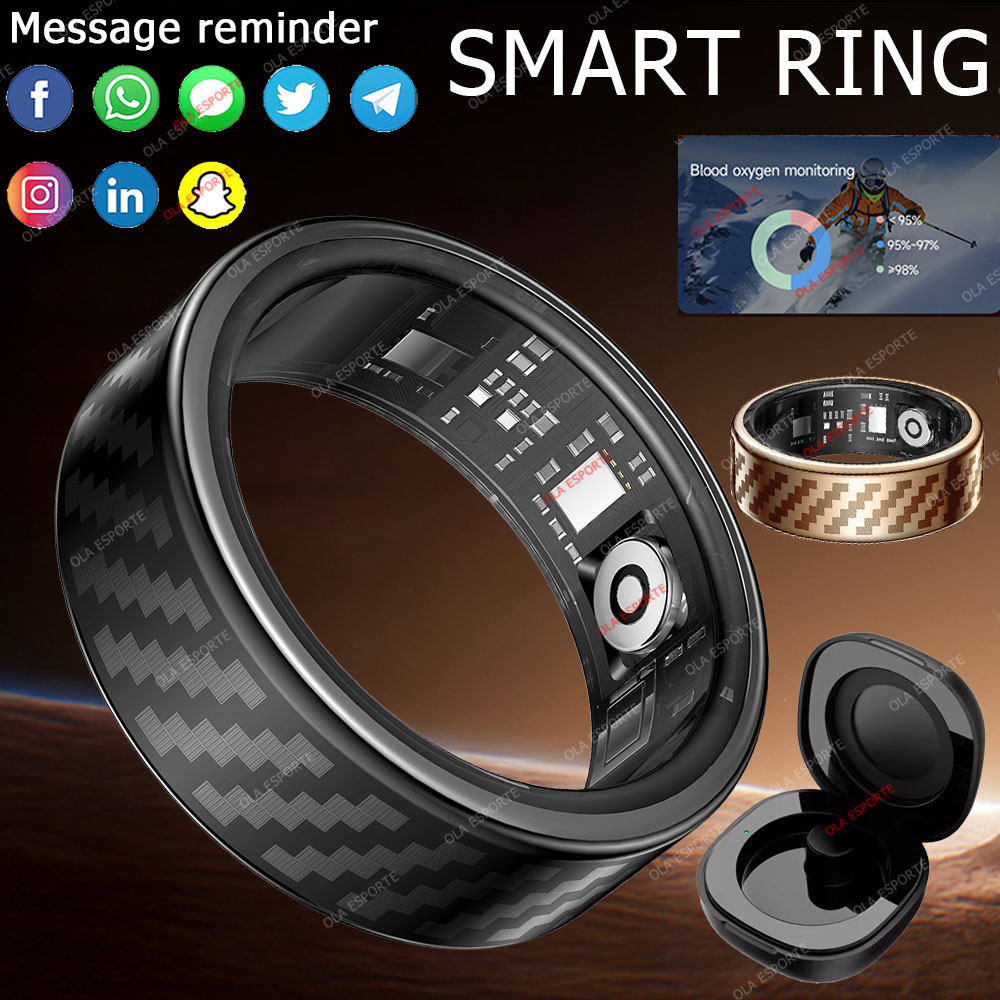 Smartwatch Ring Watches - Nieuwste Smart Ring Oproep Bericht Notificatie