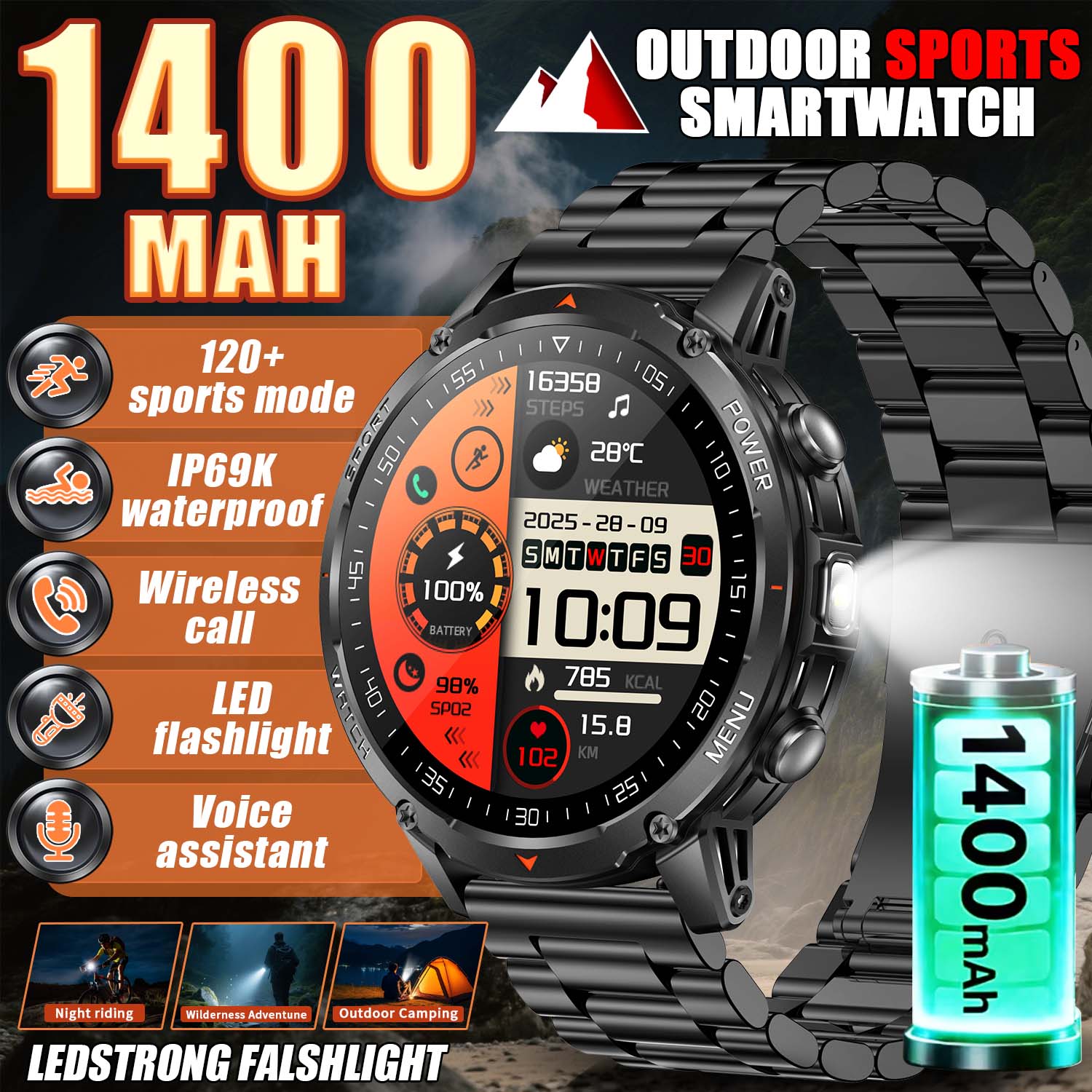 Smartwatch Trending Watches For Women - 2026 Nieuwe Militaire Smart Horloge Mannen