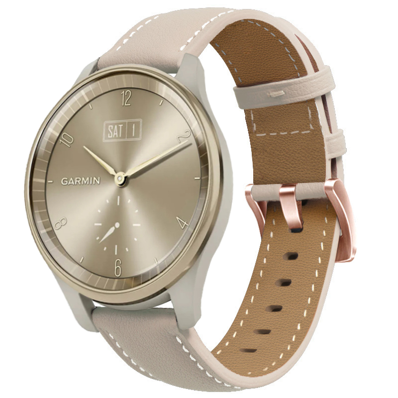 Smartwatch Trending Watches For Women - 20 mm lederen band voor Garmin