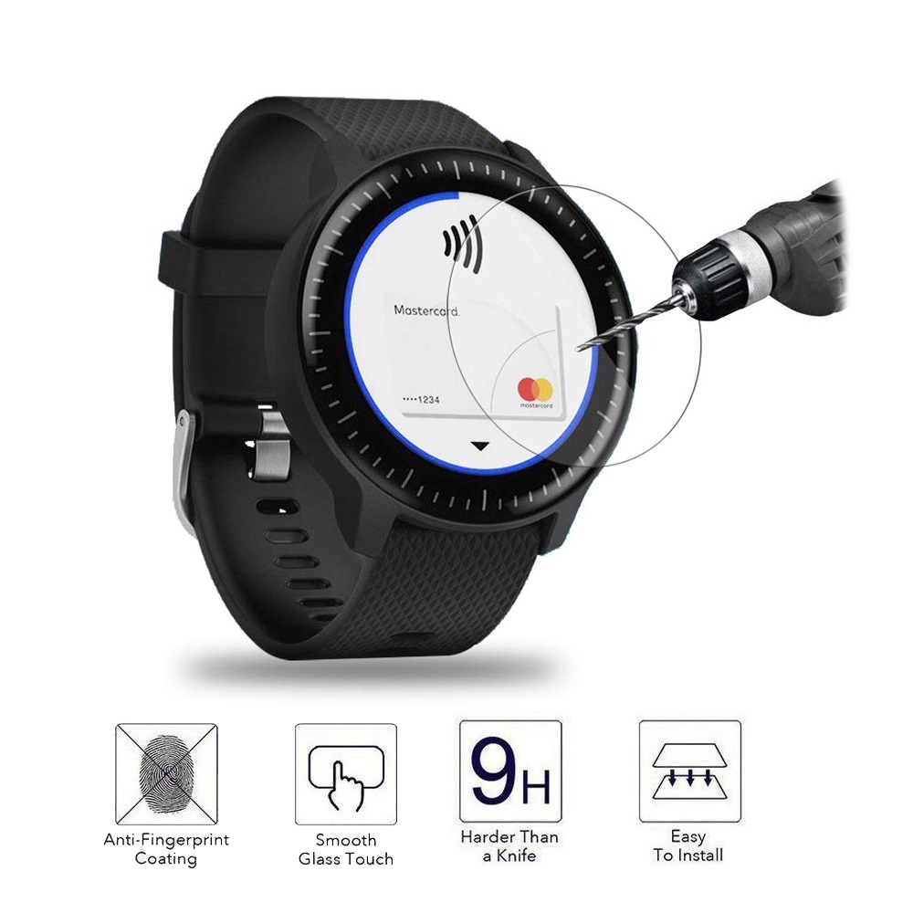 Casio Watches Smartwatch - Universele Ronde Gehard Glas Protective Film