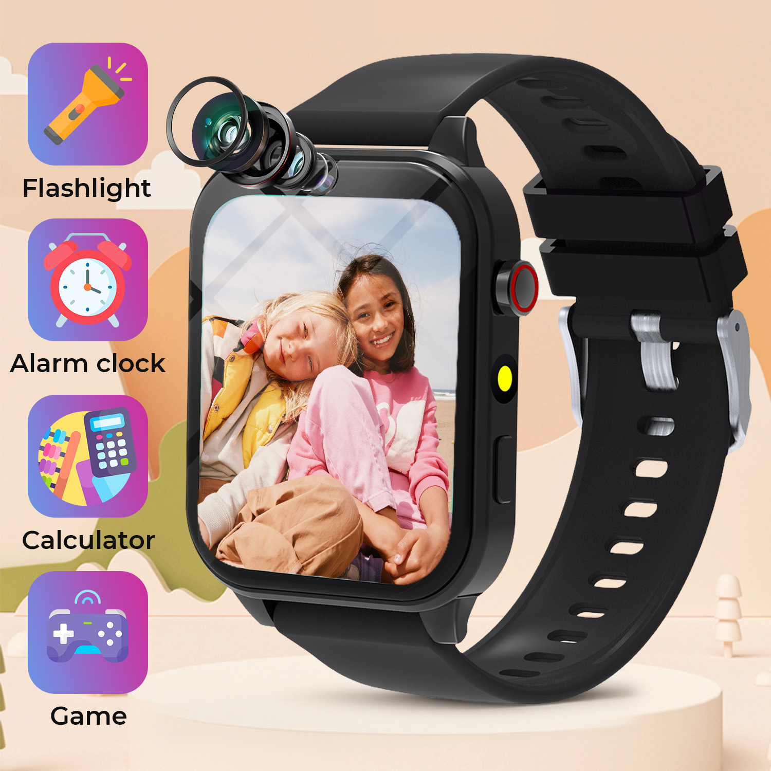 Kids Watches Not Smartwatch - 1,83-inch volledig touchscreen speelgoed smartwatch. Dit