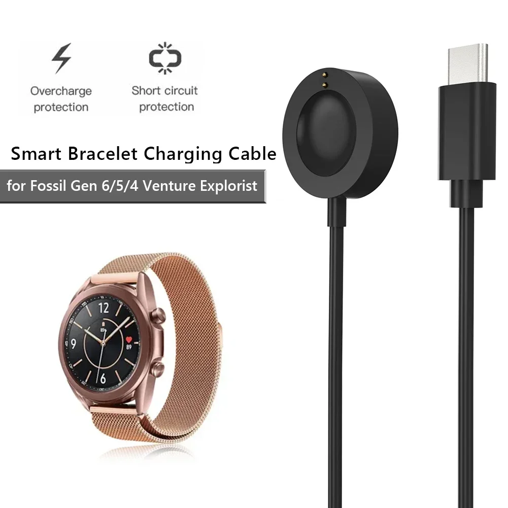 Fossil Watches Smartwatch Gen 4 - 1M USB Type-C Magnetische Snellaad-oplader Dock