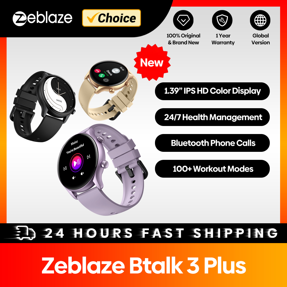 Hybrid Smartwatch - Nieuwe Zeblaze Btalk 3 Plus Voice