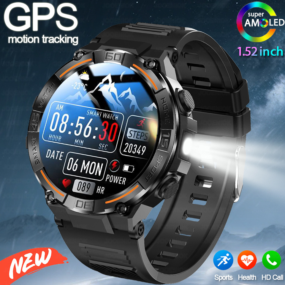 Smartwatch Military Watches For Men - 2026 Nieuwe Militaire Outdoor Smart Horloge