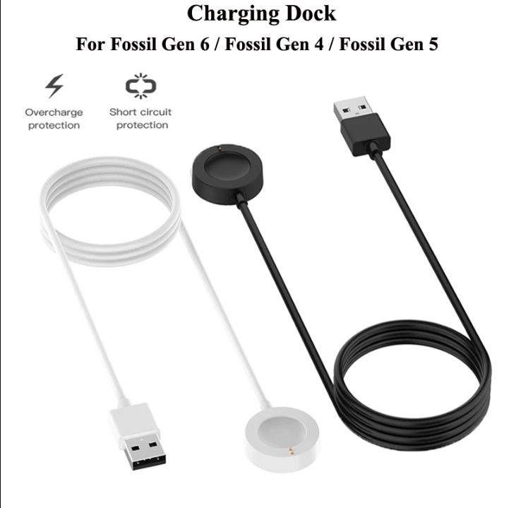Fossil Watches Smartwatch Gen 4 - 1M USB Magnetisch Snel Opladen Oplader