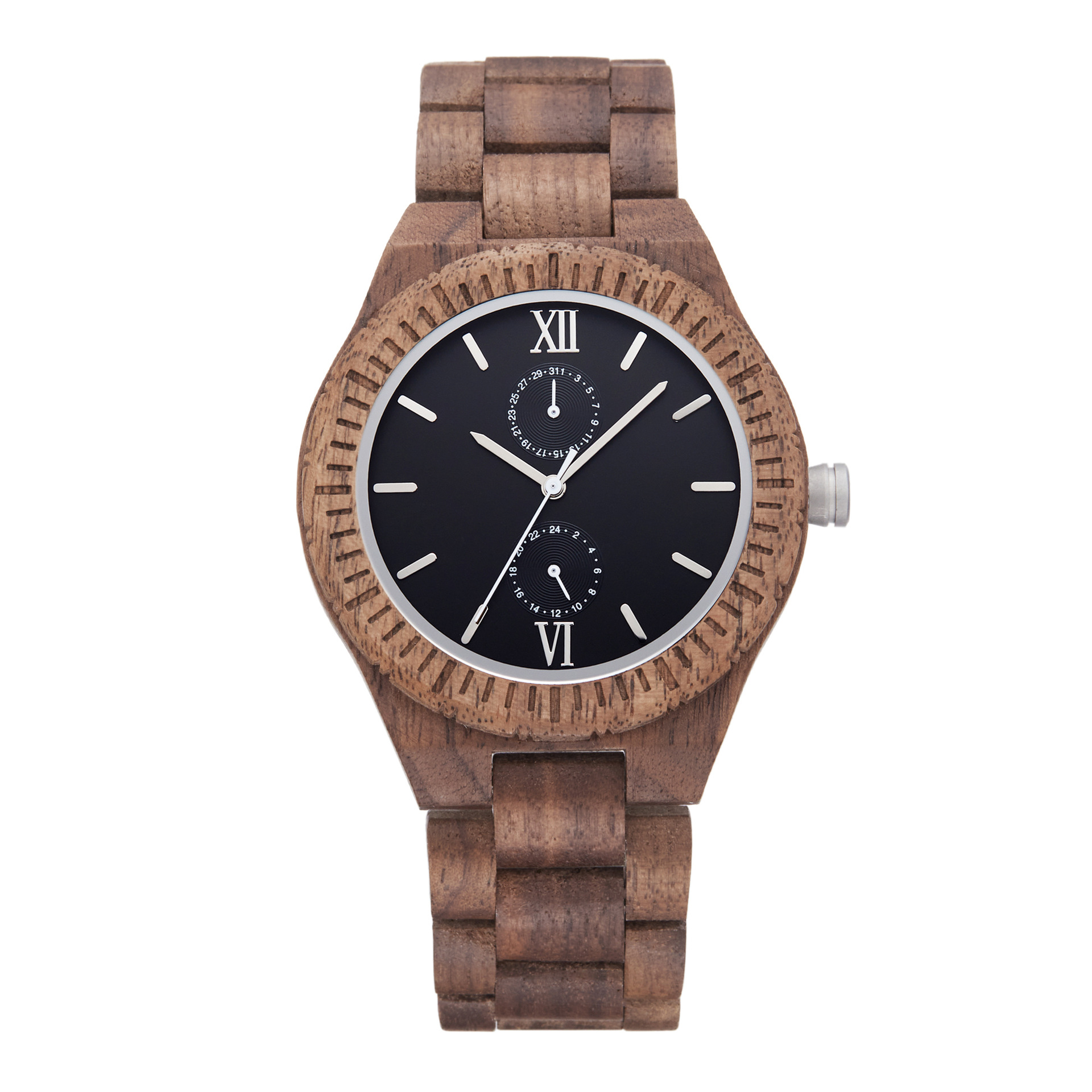 Multifunctioneel houten herenh - Smartwatch Imported Watches For Men recensie en prijs