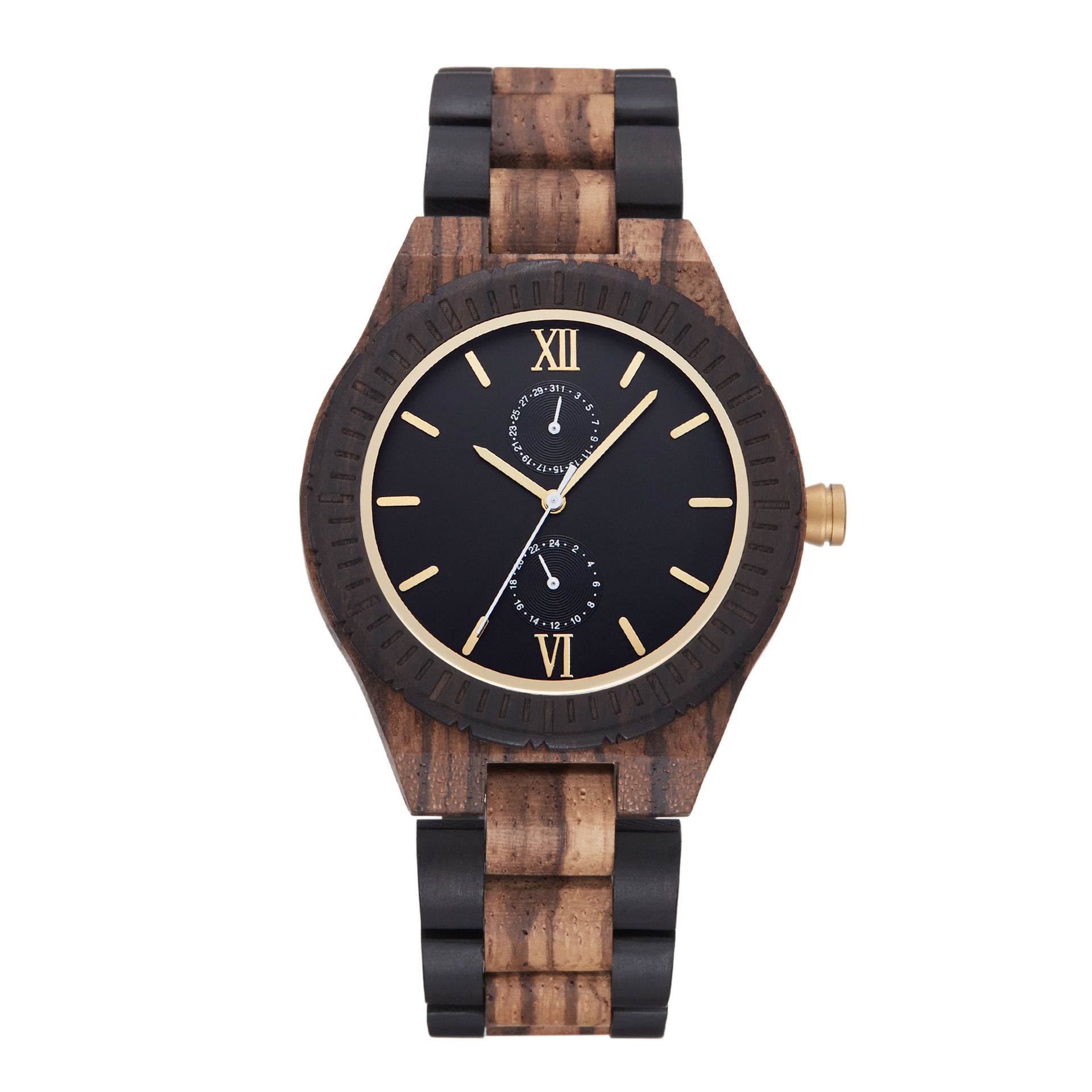Multifunctioneel houten herenh - Smartwatch Imported Watches For Men recensie en prijs
