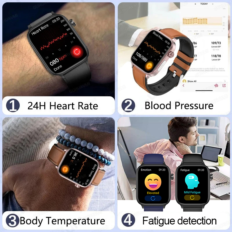 2025 Nieuw voor XIAOM1 ECG+PPG - Smartwatch Military Watches For Men recensie en prijs