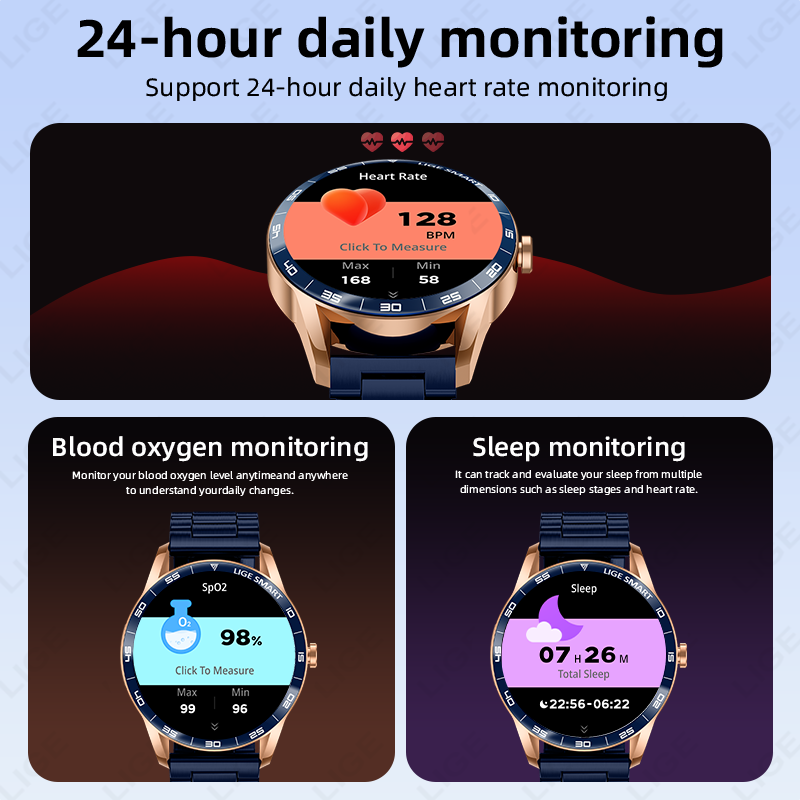 LIGE 2026 Smartwatch voor here - Smartwatch Watches Birthday Gift For Men recensie en prijs