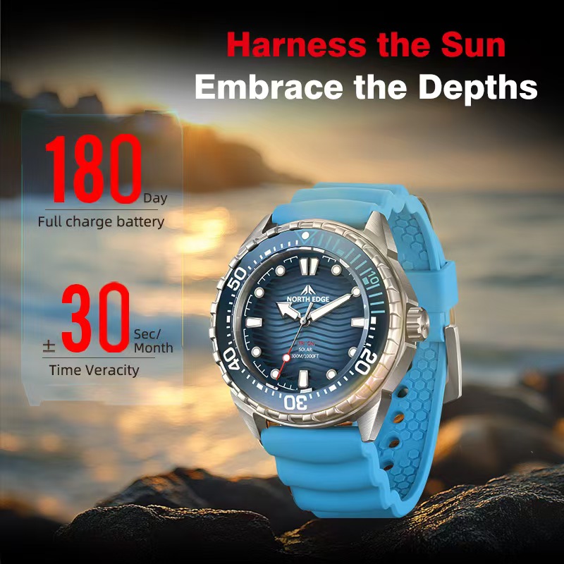 Roestvrij staal duikhorloge Zo - Smartwatch Ring Watches recensie en prijs