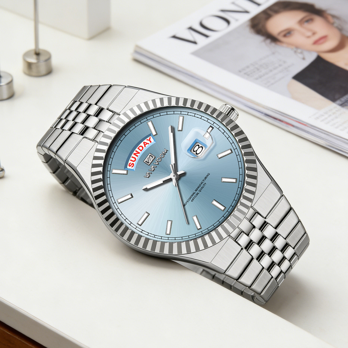 Heren quartzhorloge Pilot-seri - Smartwatch Ring Watches recensie en prijs