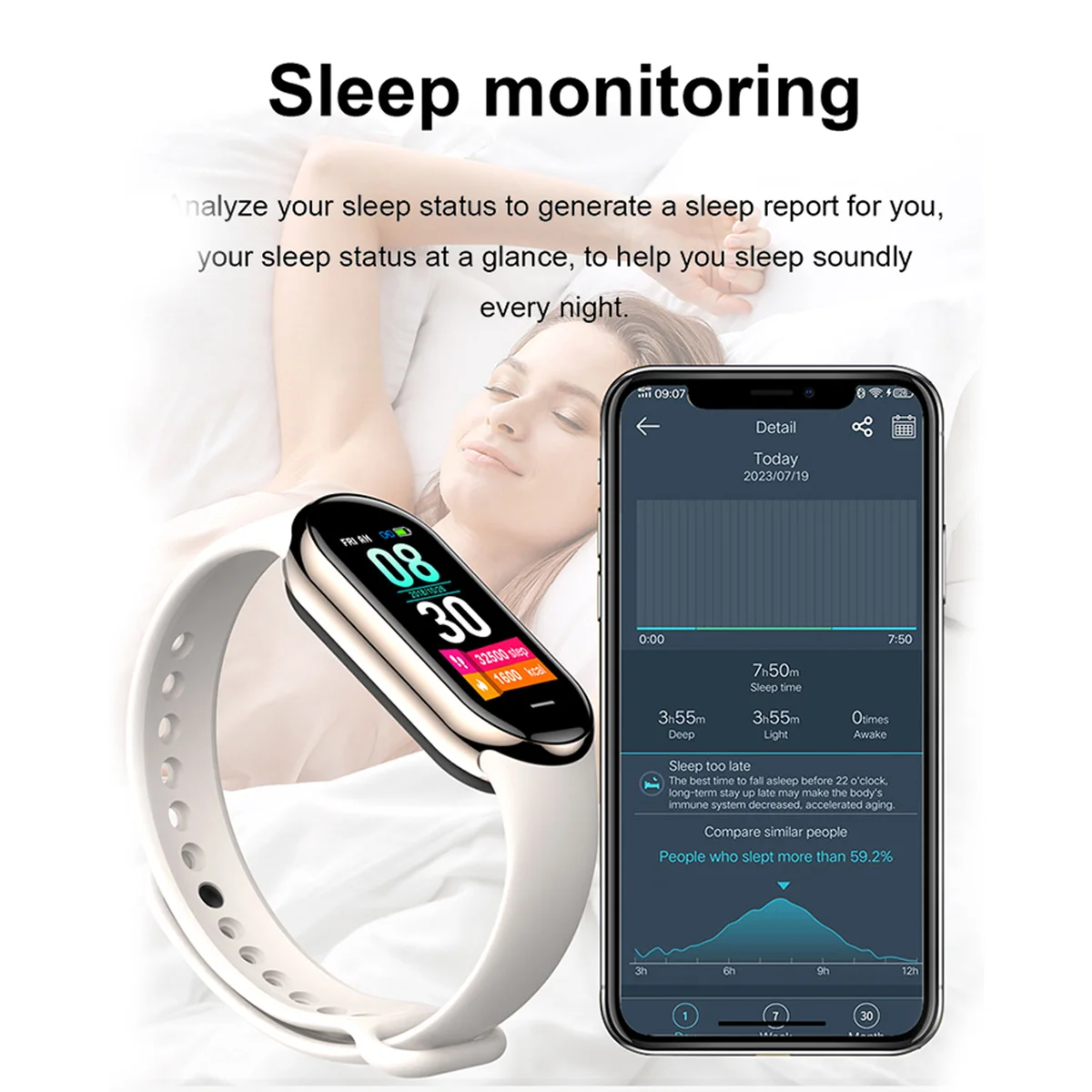 2025 Trend M8 Band Smart Manne - Smartwatch Trending Watches For Women recensie en prijs