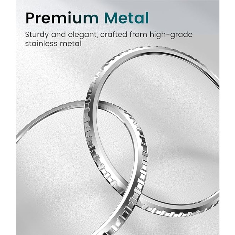 Metalen bezel cover voor Samsu - Smartwatch Ring Watches recensie en prijs