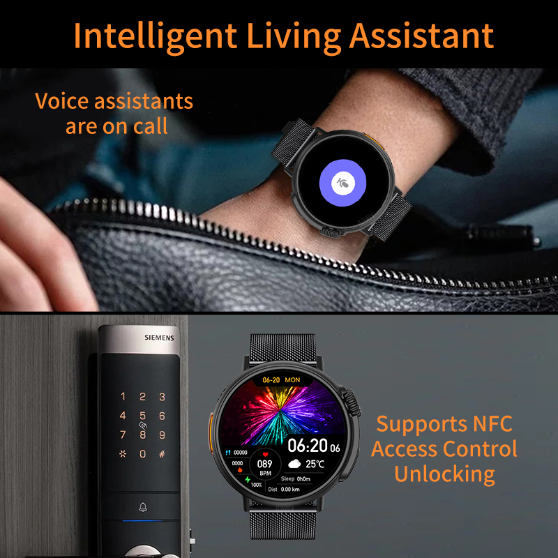 Nieuwe NFC Luxe Militaire Vrou - Smartwatch Luxury Watches For Women recensie en prijs