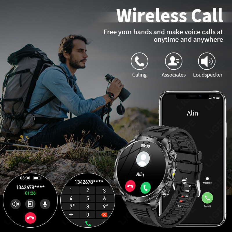 LUIK Smartwatch Militaire Mann - Smartwatch Timex Watches For Men recensie en prijs