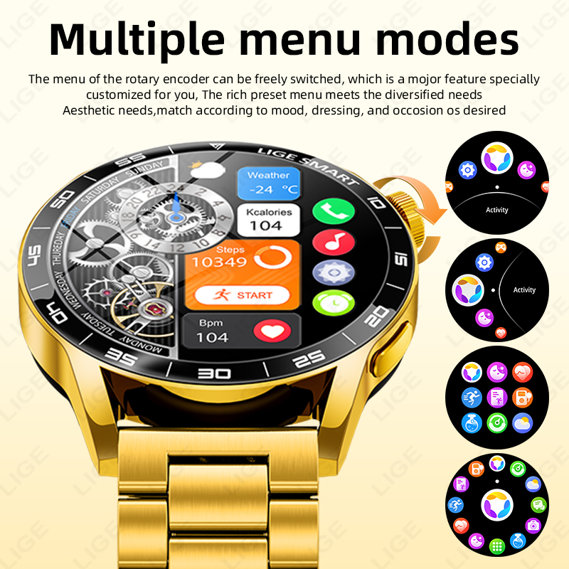 LUIK Luxe Smart Horloge Voor M - Smartwatch Luxury Watches For Women recensie en prijs