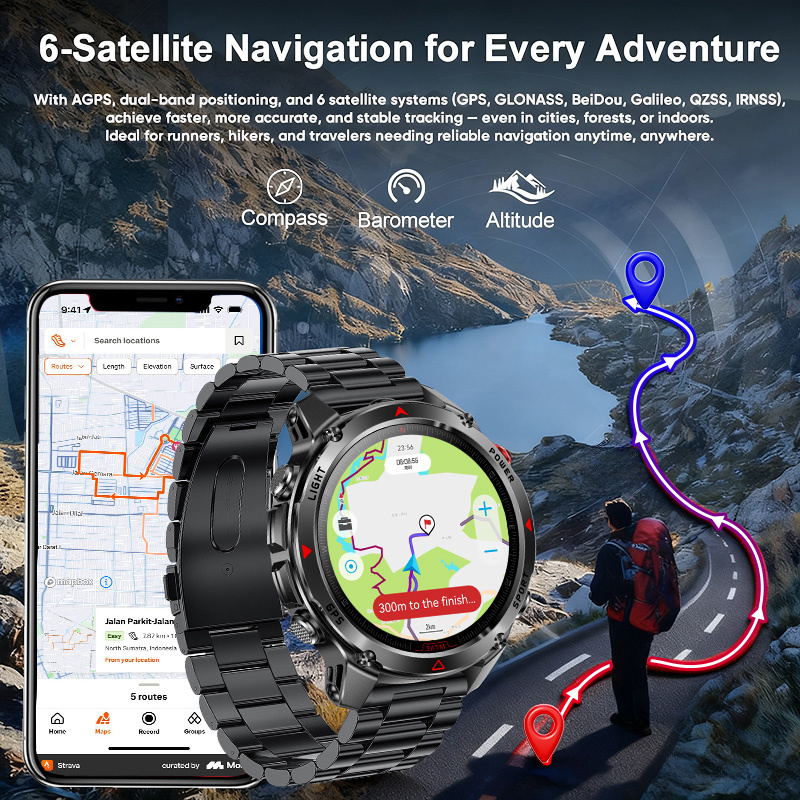 T-Rex 3 Pro Militaire kwalitei - Smartwatch Military Watches For Men recensie en prijs