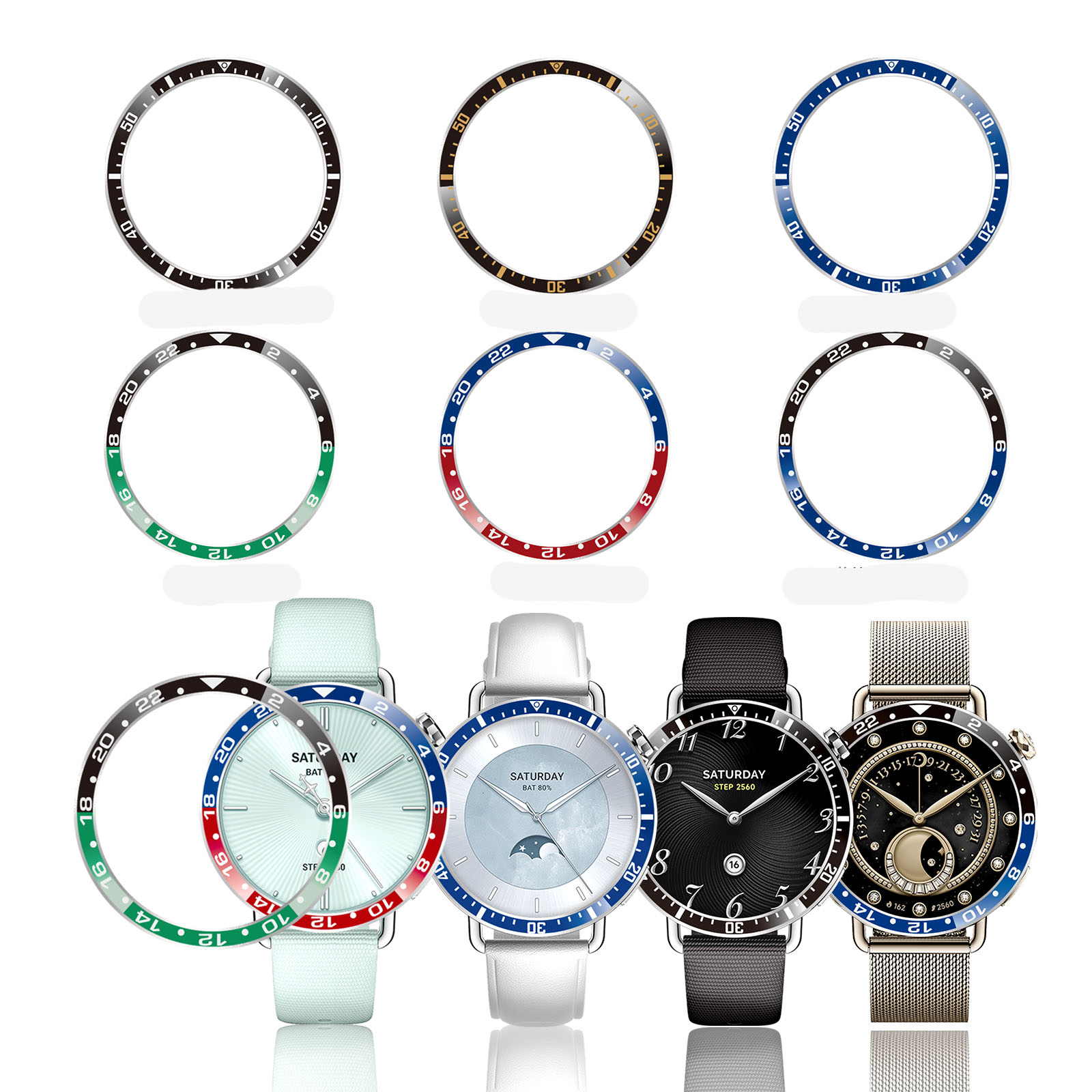 Heorland Case Xiaomi Horloge S - Smartwatch Ring Watches recensie en prijs