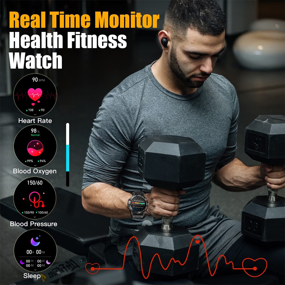 MEVADEN Steel 1.39 inch Heren  - Hybrid Smartwatch recensie en prijs