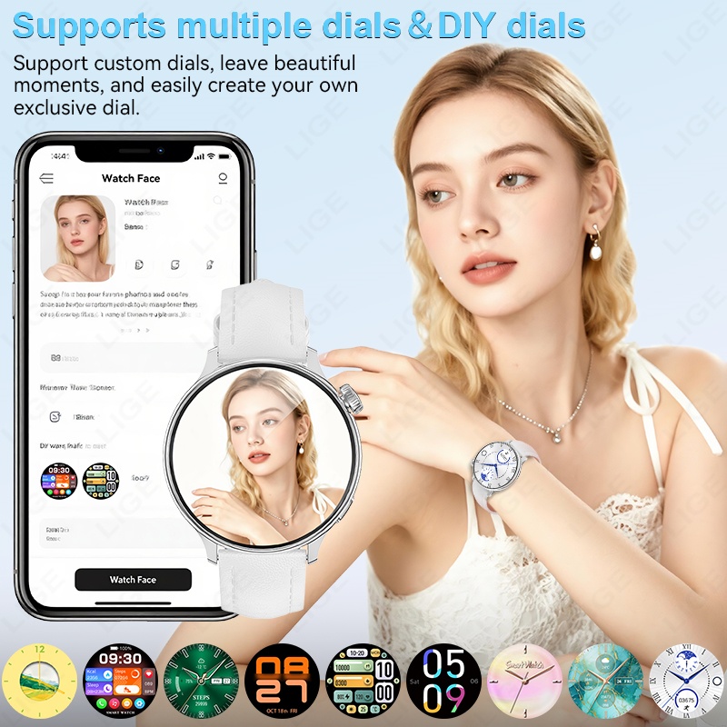 LIGE Luxe Smartwatches voor da - Smartwatch Luxury Watches For Women recensie en prijs