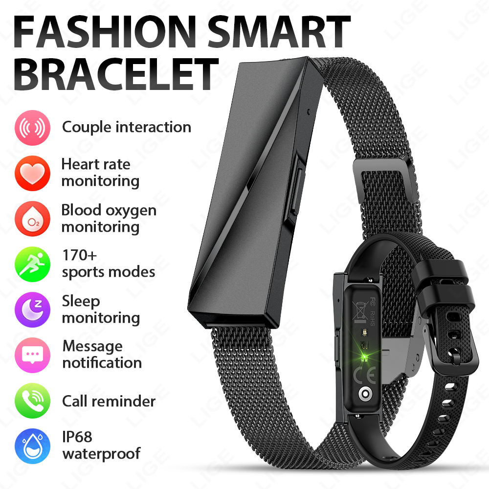 LIGE Nieuwe Mode Smartwatch He - Couple Watches Smartwatch recensie en prijs