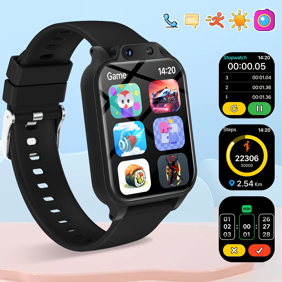 Smartwatch voor kinderen met 1 - Kids Watches Not Smartwatch recensie en prijs