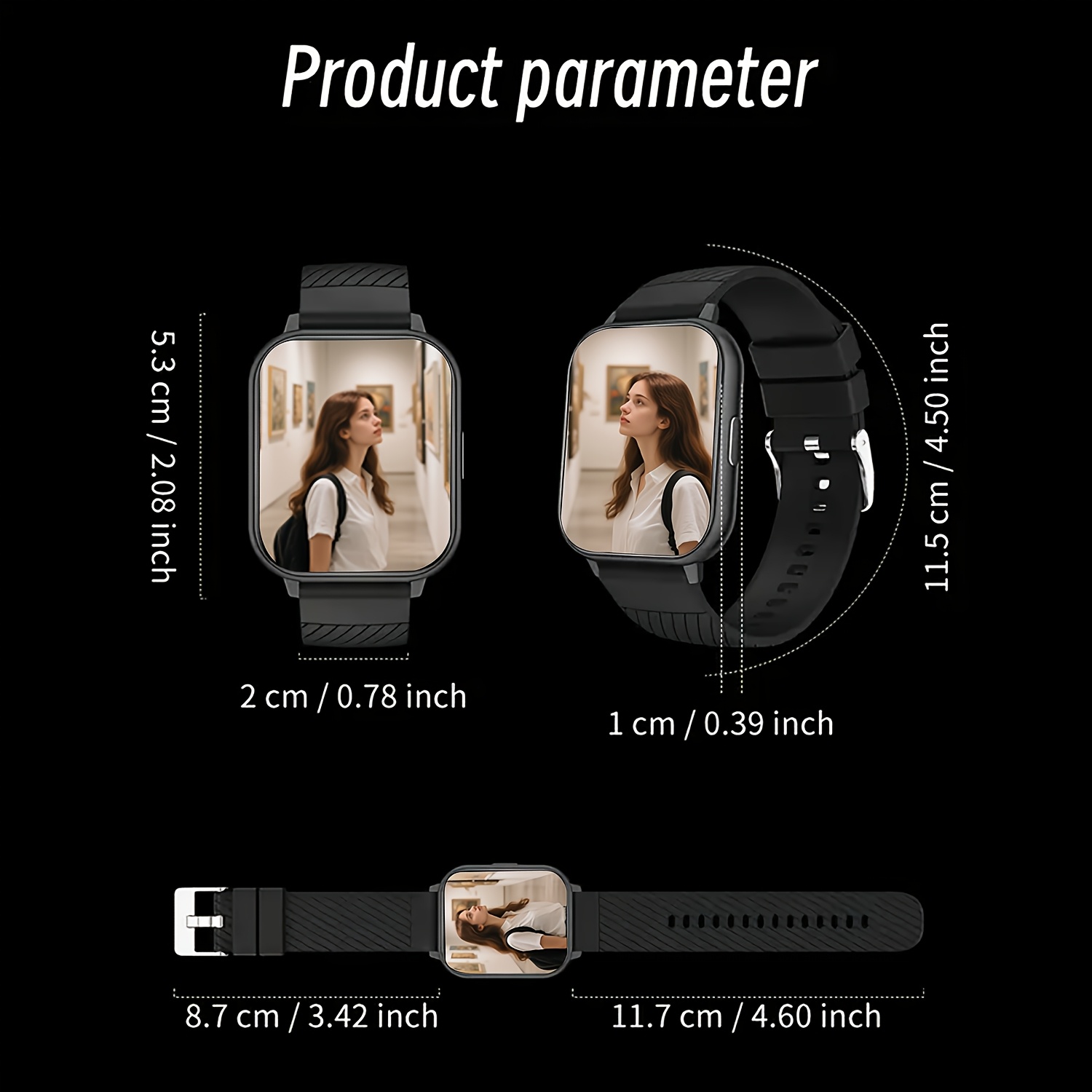 Sport smartwatch, 1,83 inch vo - Smartwatch Watches Birthday Gift For Men recensie en prijs
