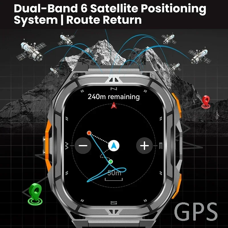 Luxe AMOLED Smartwatch Echte G - Smartwatch Military Watches For Men recensie en prijs