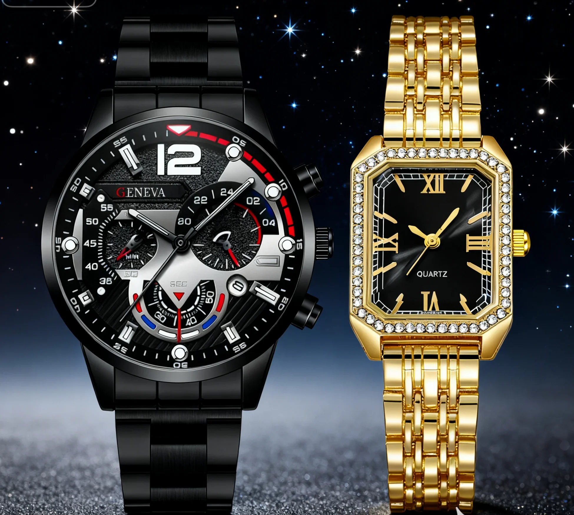 Nieuw mooi en modieus quartzho - Couple Watches Smartwatch recensie en prijs