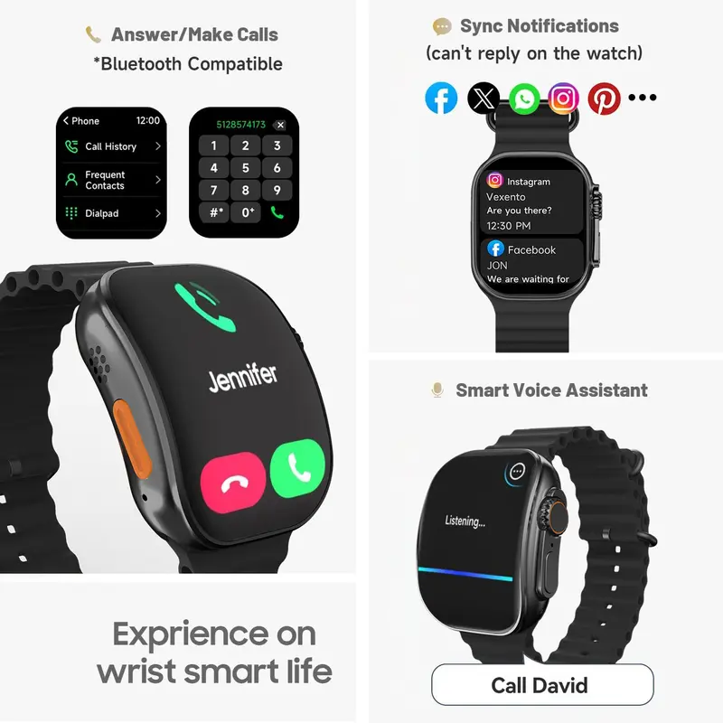 Smartwatch voor dames en heren - Smartwatch Watches Birthday Gift For Men recensie en prijs