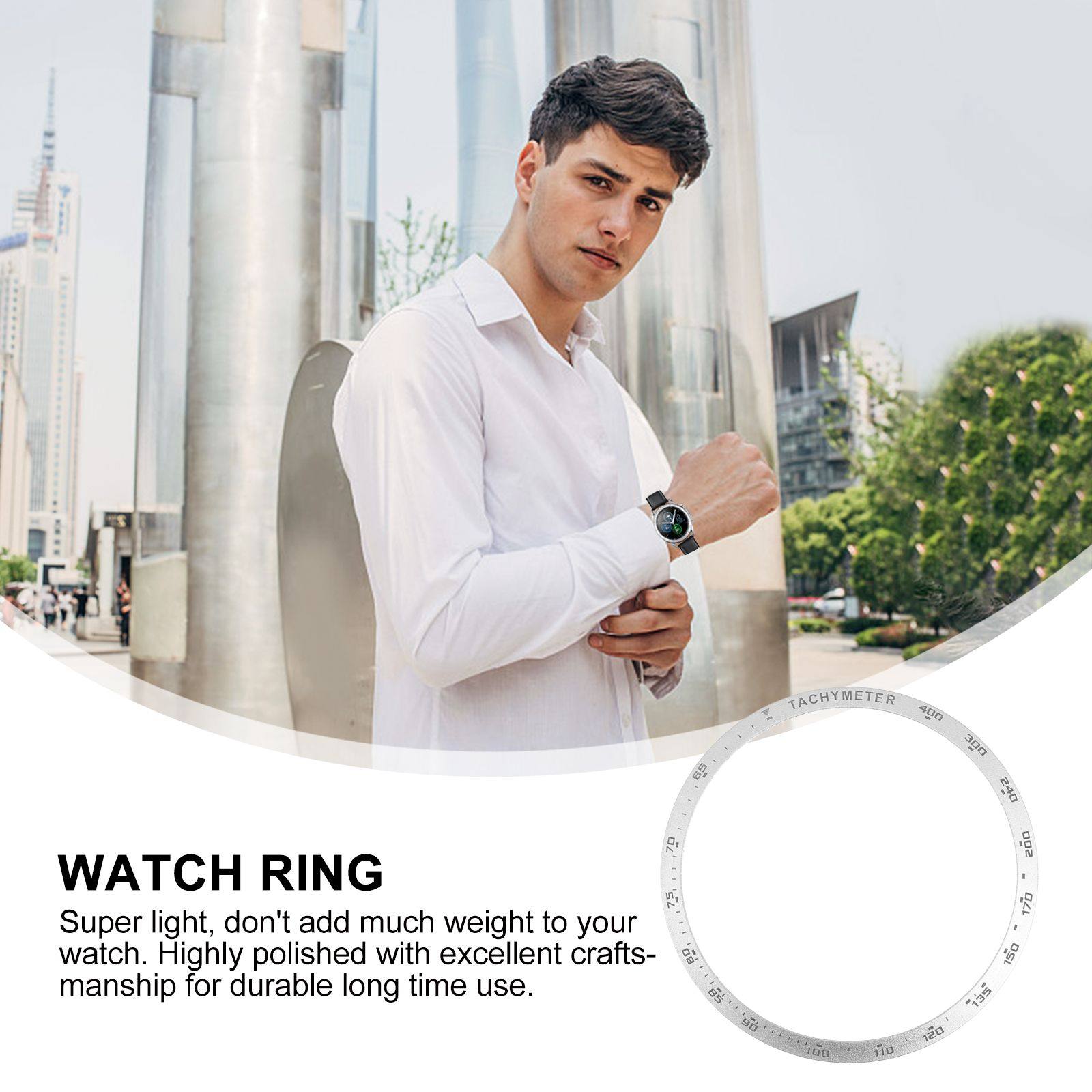 Horlogeframe van aluminiumlege - Smartwatch Ring Watches recensie en prijs