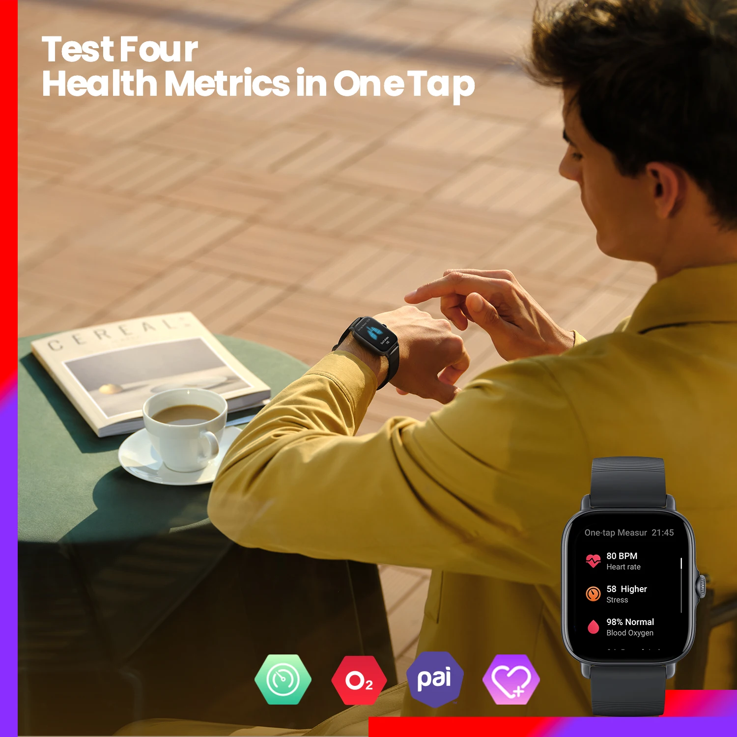 Amazfit GTS 3 Smartwatch 5ATM  - Smartwatch Timex Watches For Men recensie en prijs