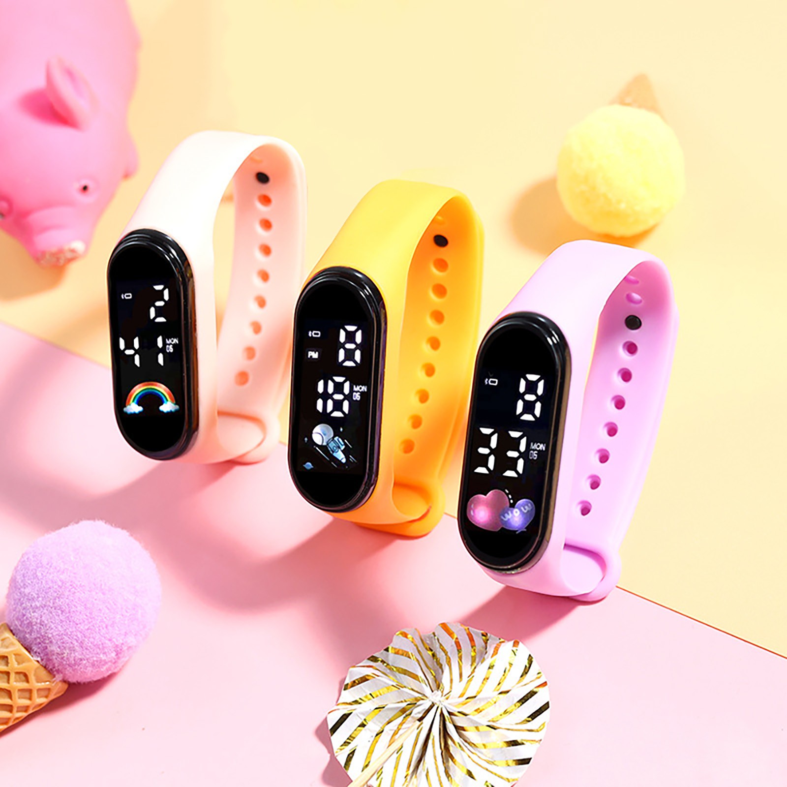 Kinderen kijken verjaardagscad - Smartwatch Digital Watches For Kid Girl recensie en prijs